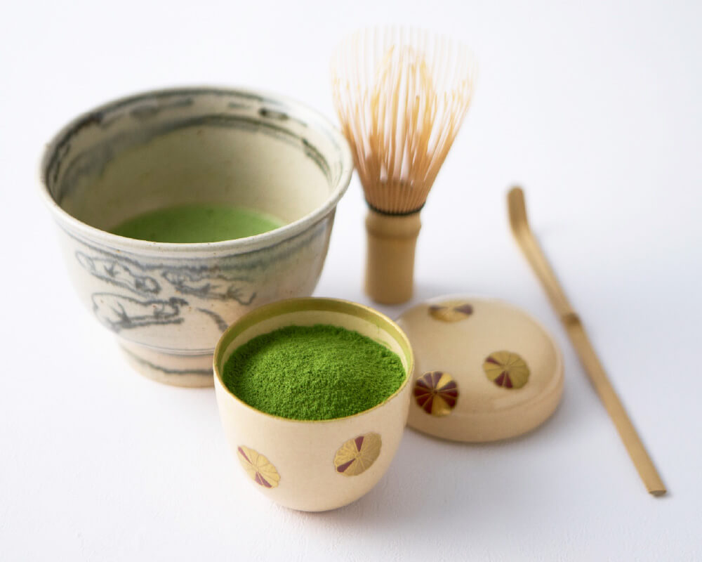 画像：抹茶をたてるセット