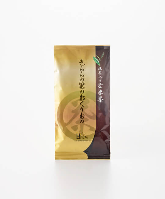 商品画像：袋に入った抹茶入り玄米茶